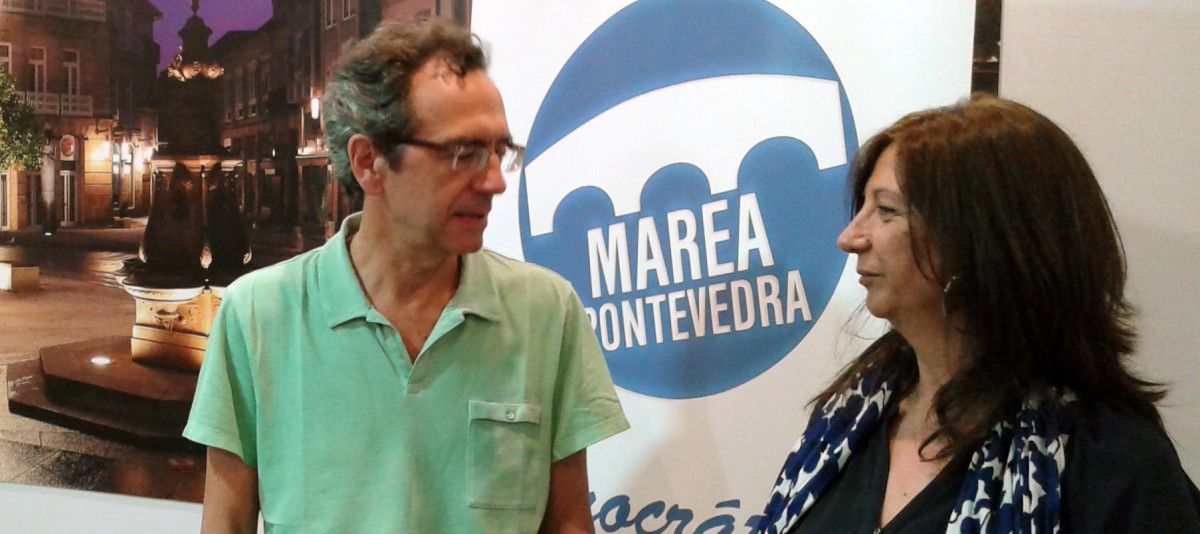 Luis Rei e María del Carmen Moreira, concelleiros electos de Marea