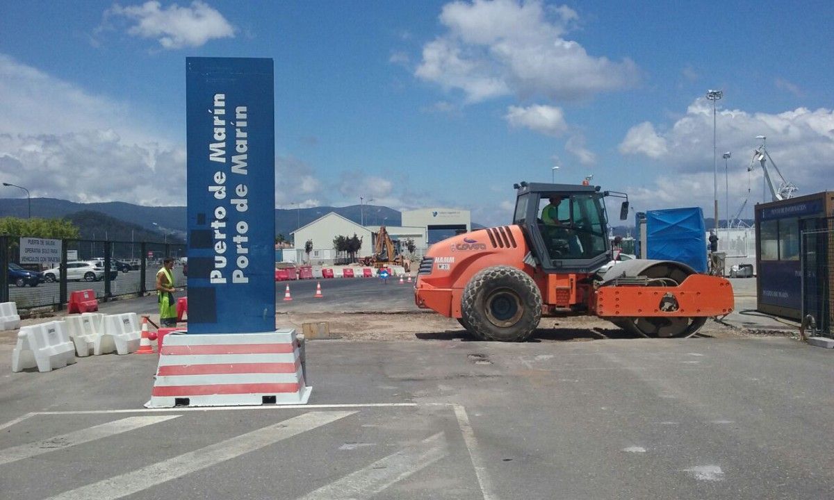 Obras en la Plaza de España