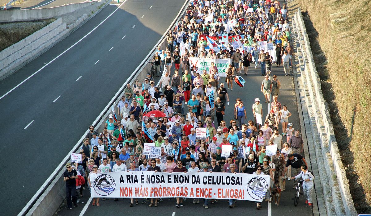 Marcha de la APDR contra ENCE 2015