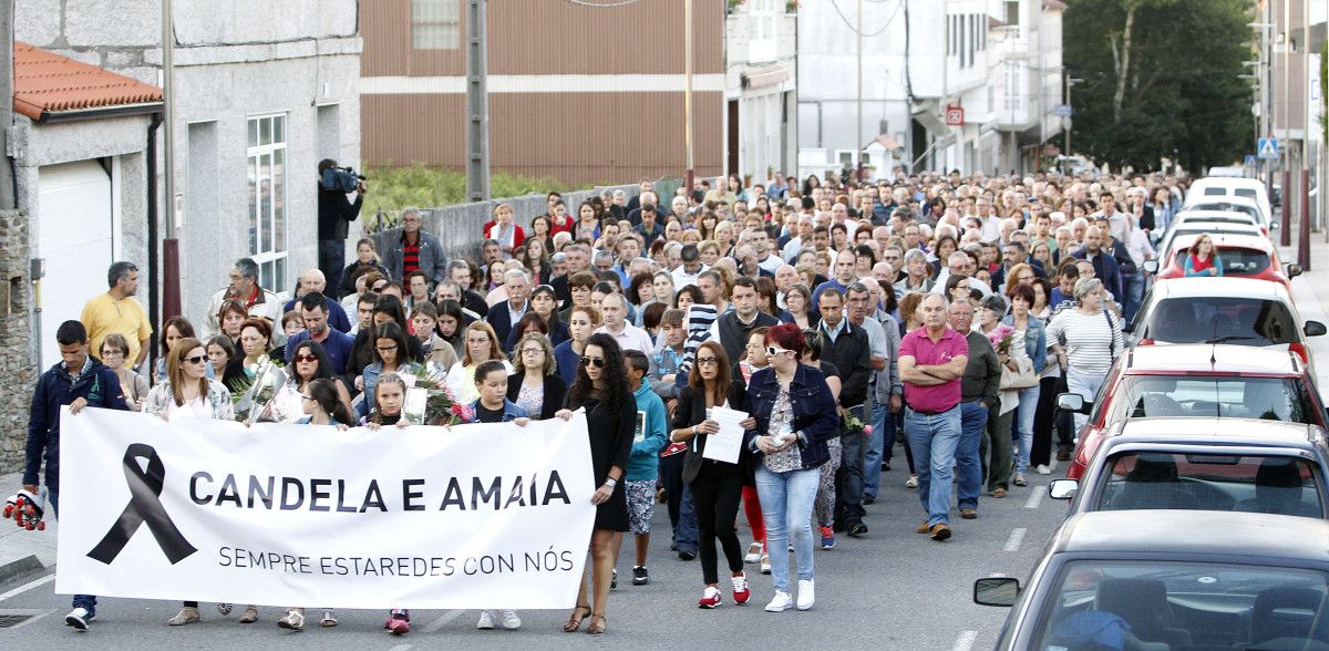 Campo Lameiro y Moraña recuerdan a las niñas Amaia y Candela