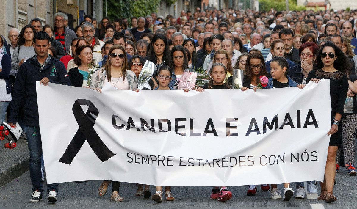 Campo Lameiro y Moraña recuerdan a las niñas Amaia y Candela