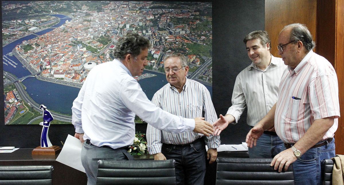 Reunión entre Lores y directivos de la Federación Castelao