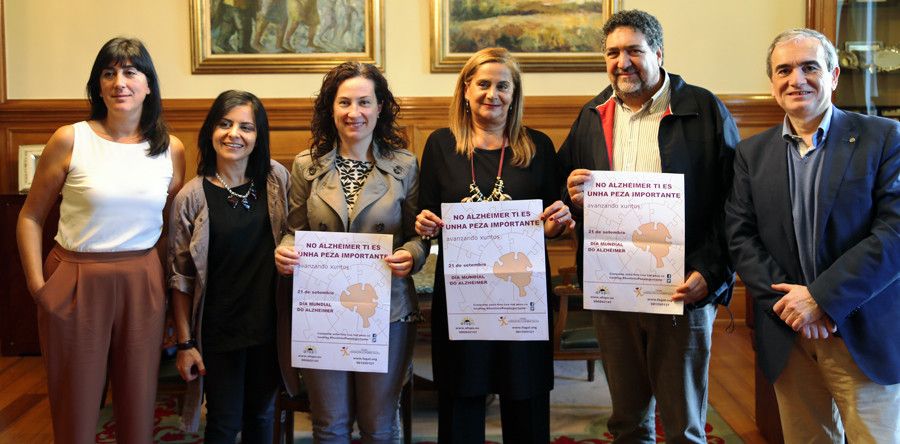 Encuentro en la Deputación con las asociaciones de familiares de enfermos de Alzheimer de o Morrazo, Vilagarcía, Vigo y Pontevedra