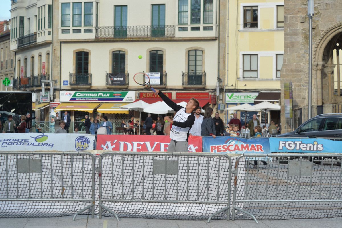 Exhibición del 4º Torneo Internacional Junior de Pontevedra - ITF Junior Circuit en Montero Ríos