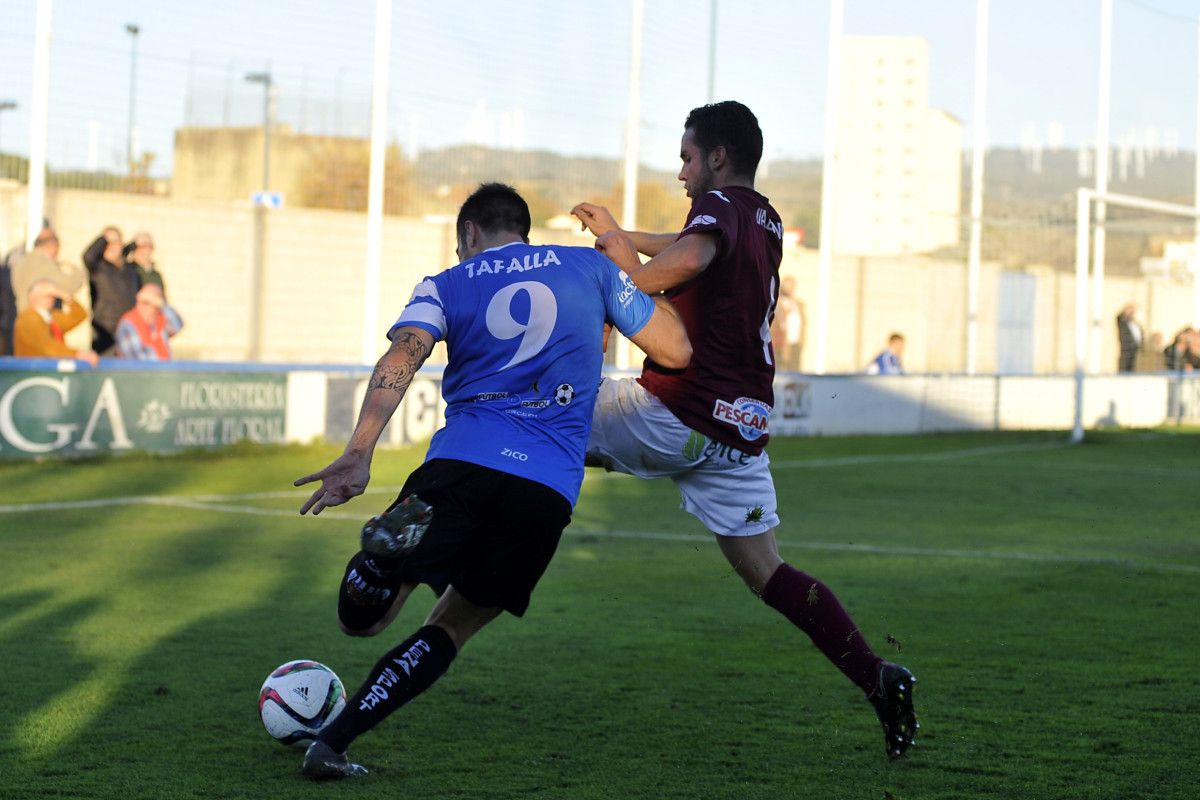 Partido entre la Peña Sport y el Pontevedra en Tafalla