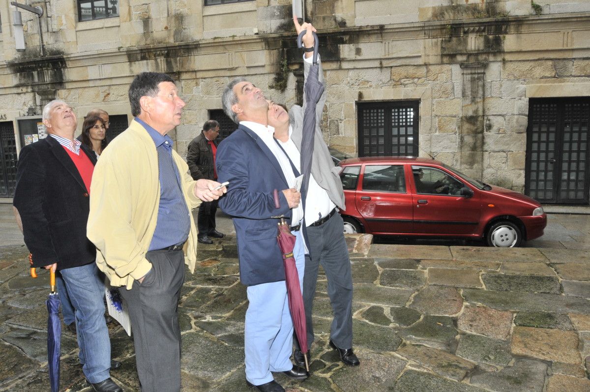 Os portugueses amosaron curiosidade pola remodelación da Casa das Campás