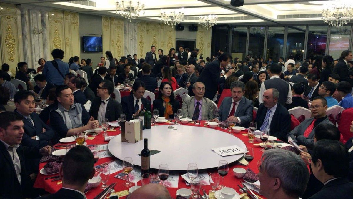 Cena organizada por la Asociación Asia-España en Hong Kong