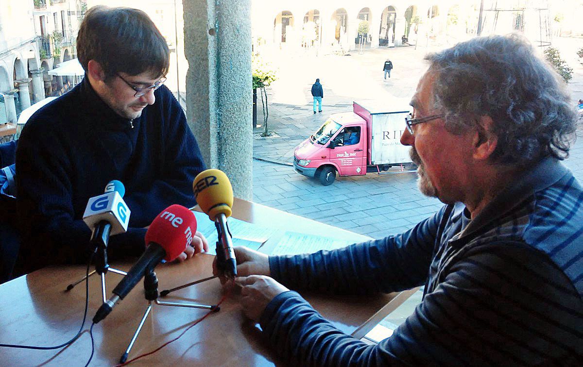 Anxo Torres y Antón Masa, de la APDR