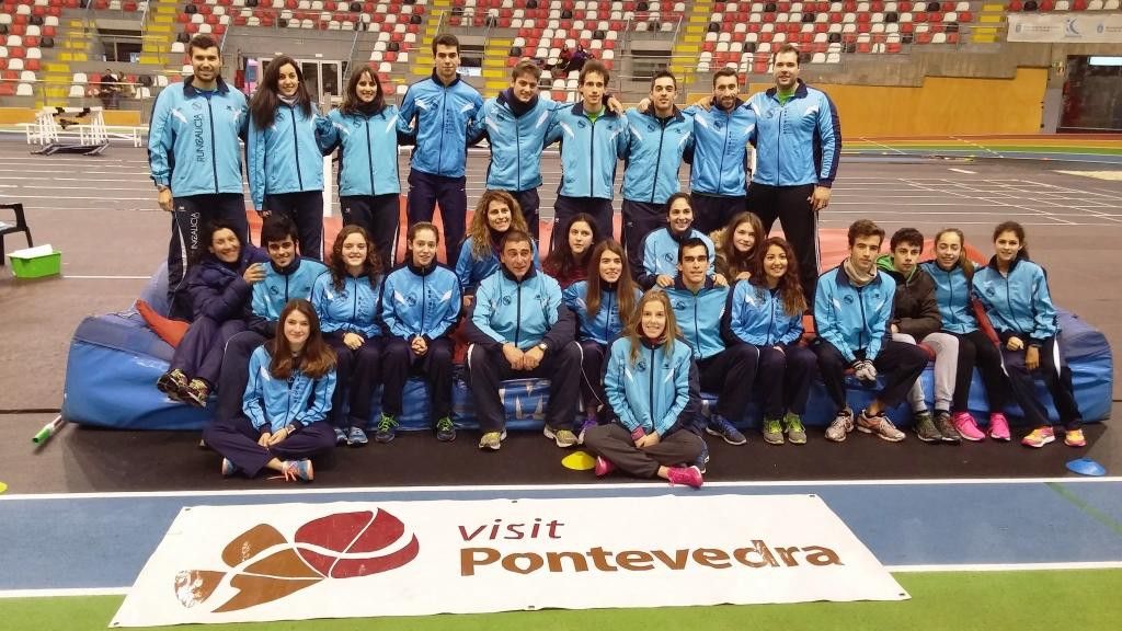 Equipo de la Gimnástica en la Copa Galicia 2015