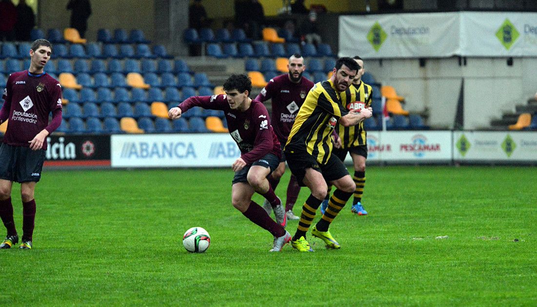 Partido de Copa Federación entre Pontevedra y Rápido de Bouzas en Pasarón