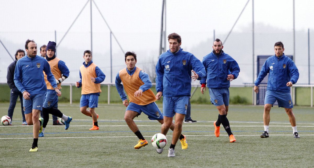 Entrenamiento del Pontevedra en Príncipe Felipe