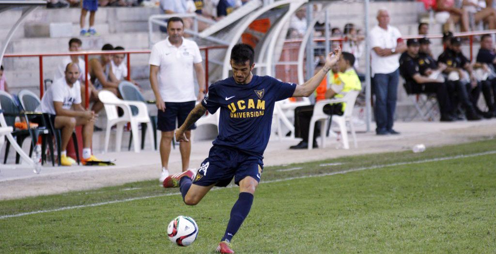 Antonio Bello, durante un partido con el UCAM Murcia