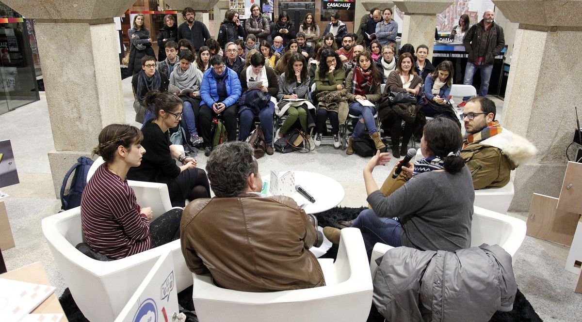 Exposición de empresas culturales de Pontevedra en la Casa da Luz