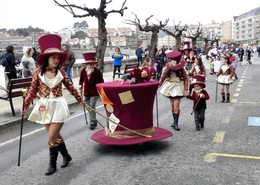 Desfile infantil del Carnaval 2016 en Sanxenxo