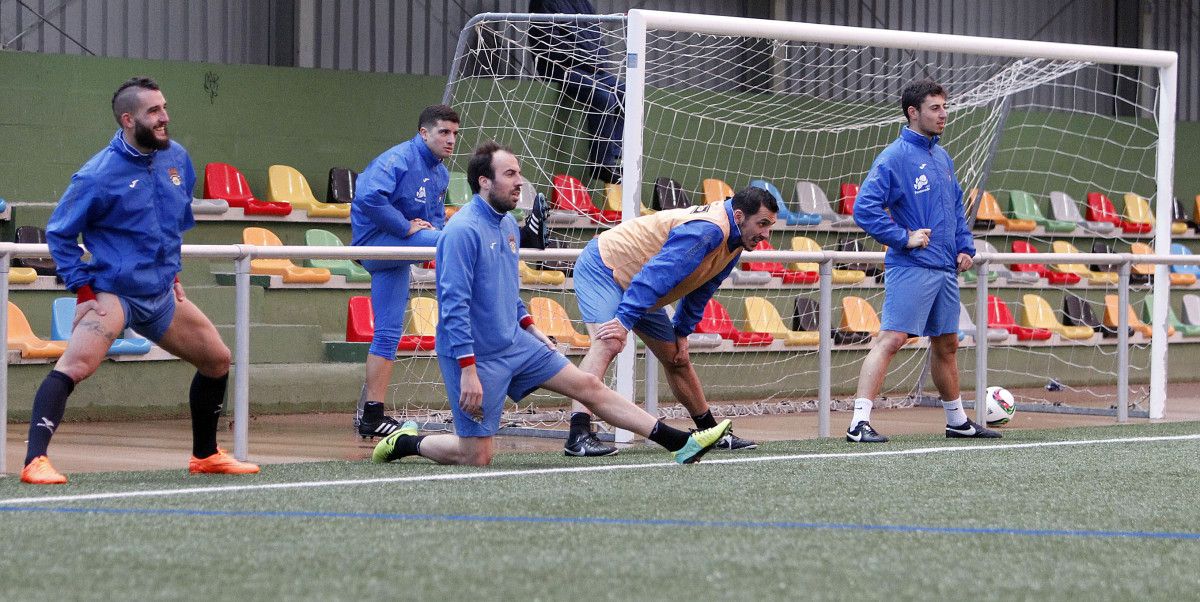 Entrenamiento del Pontevedra en Príncipe Felipe