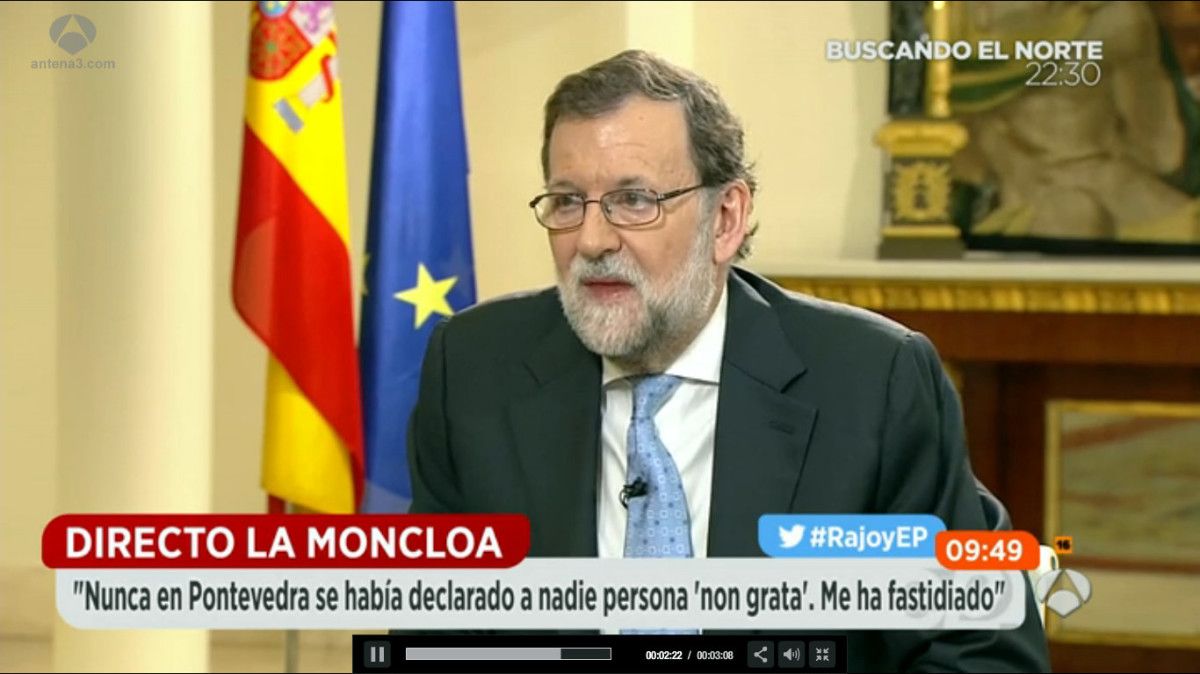 Mariano Rajoy en Espejo Público de Antena 3