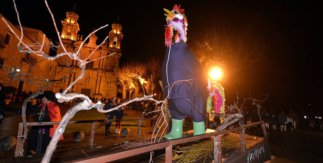 Entierro del Galo Fodorico 2016 en Poio