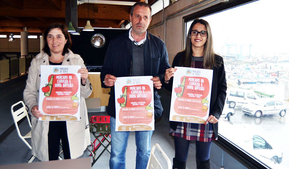 Presentación del mercado de cerveza y sidra artesanal de Bueu