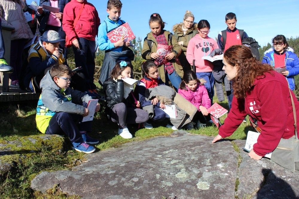 Visita a área arqueolóxica de Tourón