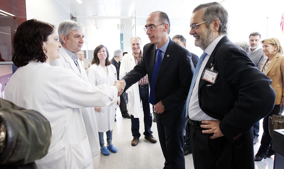 Visita del conselleiro de Sanidade al Centro de Saúde de A Parda