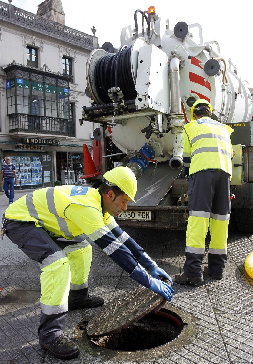 Trabajadores de Viaqua