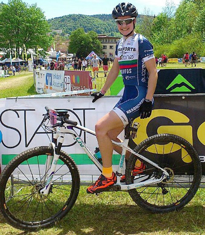 Lucía Vázquez en la Copa del Mundo de Albstadt (Alemania)