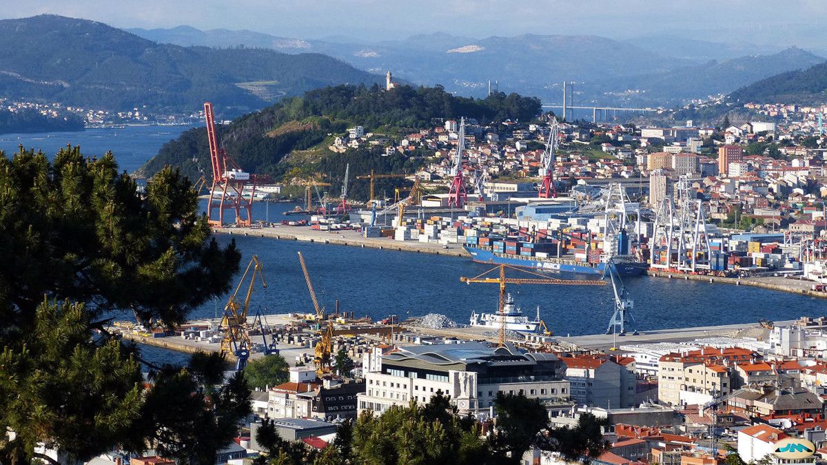 Vista de la ciudad de Vigo