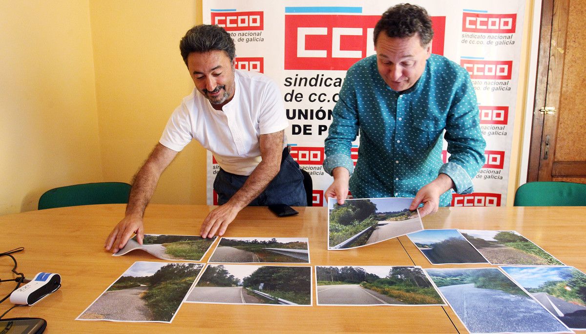 José Ramón Piñeiro y José Luis García Pedrosa, de CC.OO.