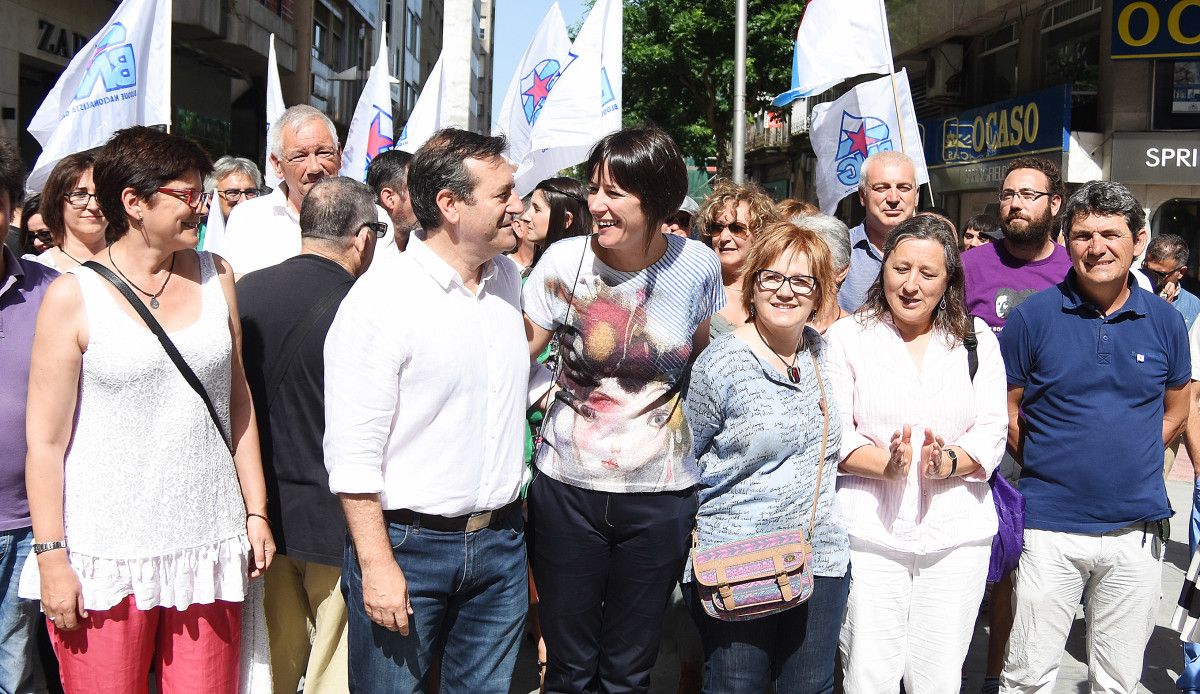 Ana Pontón presenta la candidatura del BNG por Pontevedra a las elecciones autonómicas