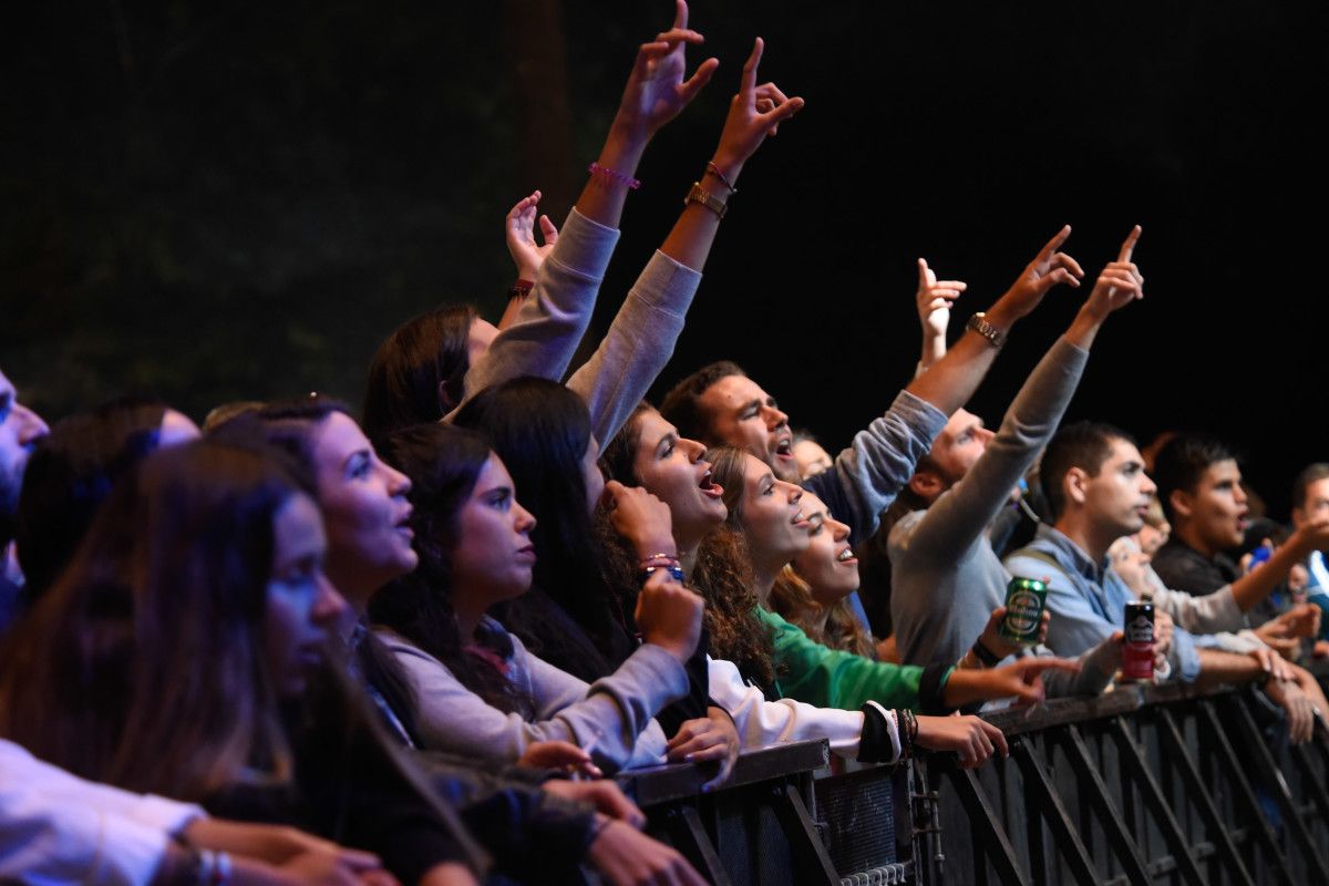 Concierto de Xoel López en la plaza de España