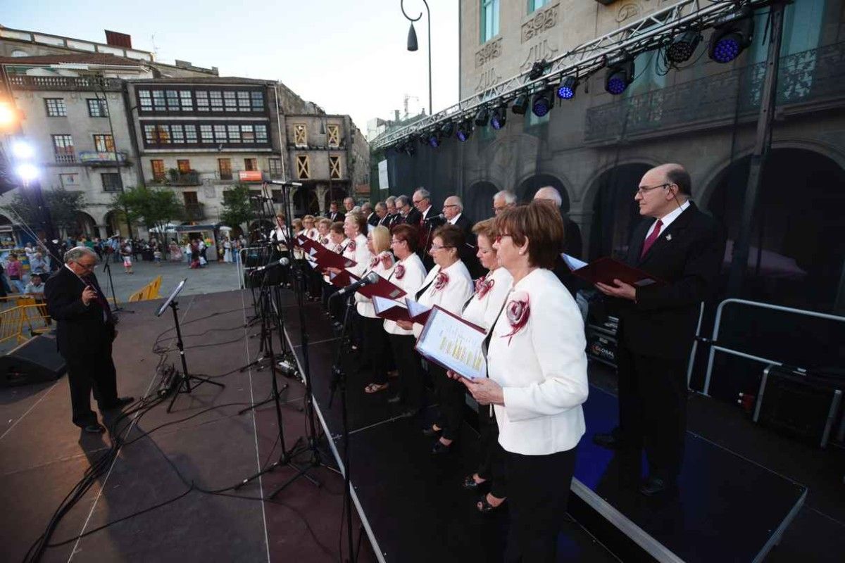 Concierto de corales pontevedresas en las Fiestas de la Peregrina 2016