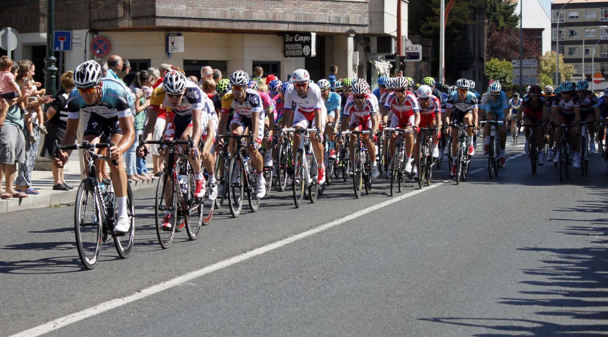 Paso de La Vuelta 2013 por Vilagarcía en la 3ª etapa de la carrera