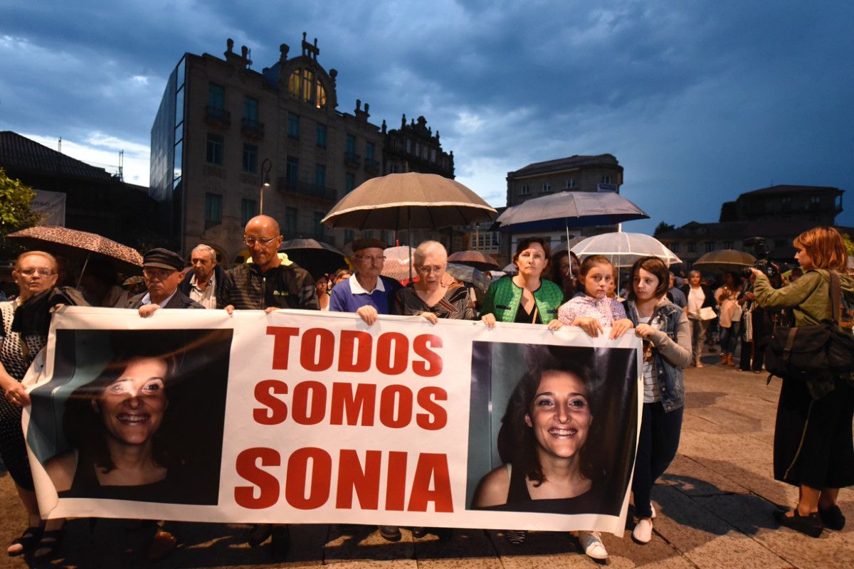 Concentración en el sexto aniversario de la desaparición de Sonia Iglesias