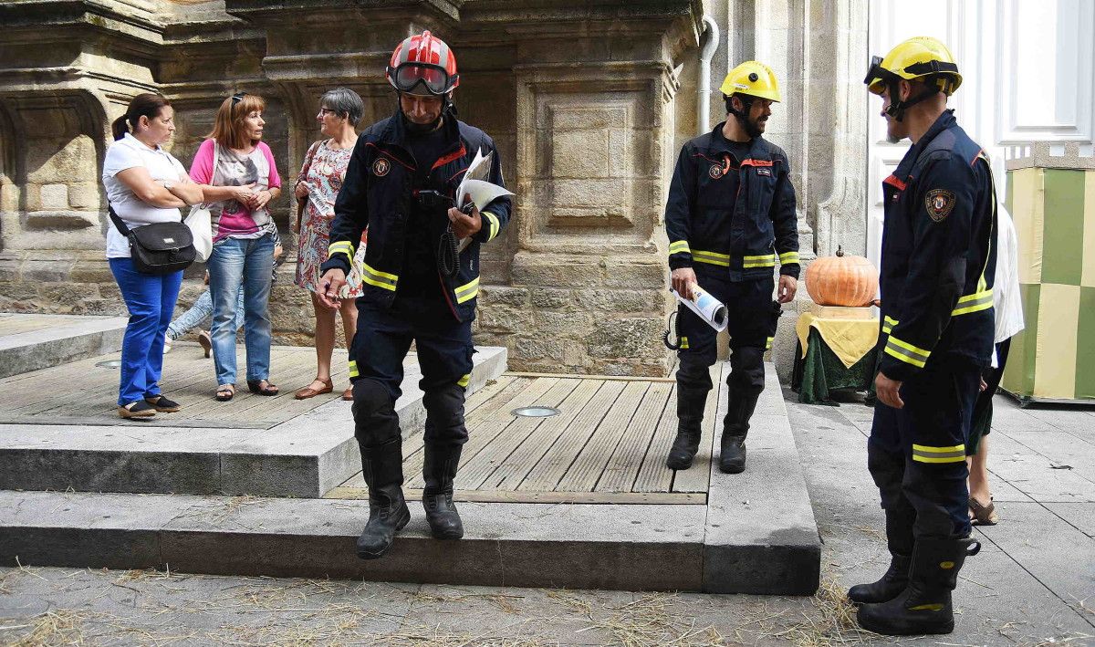 Bomberos en la Feira Franca