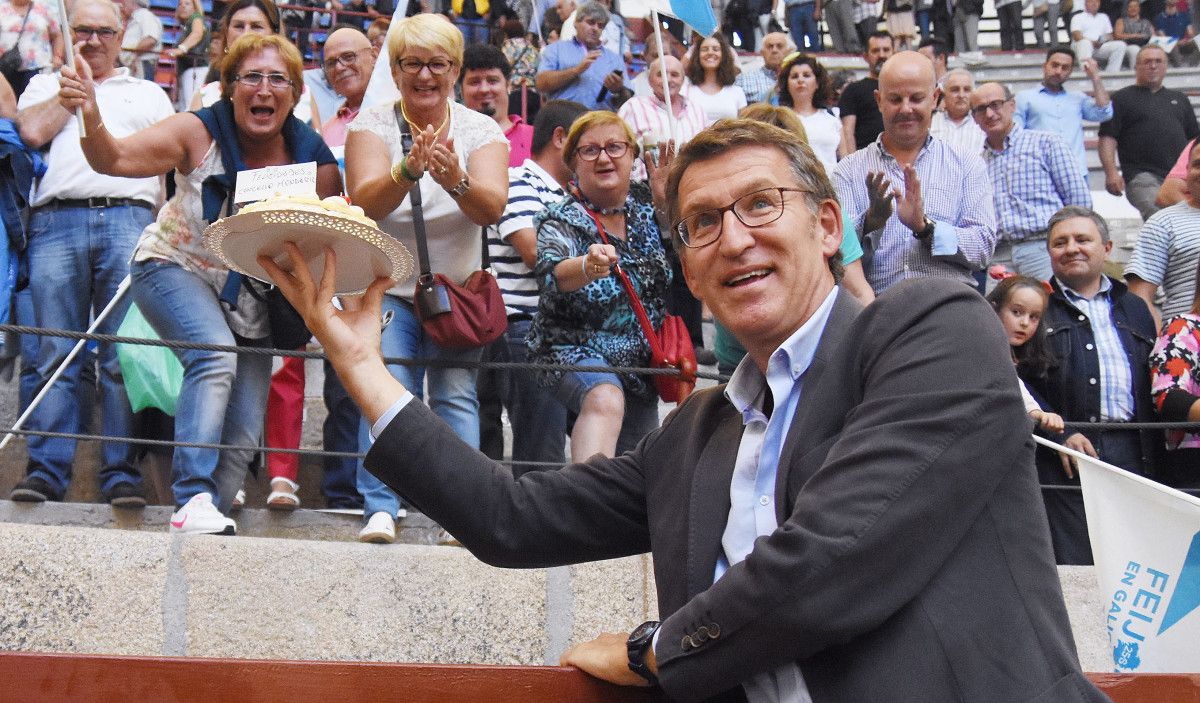 Mitin del PP en la plaza de toros en la campaña del 25-S