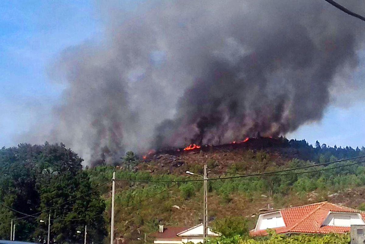 Incendio en O Vilar, Ponte Sampaio