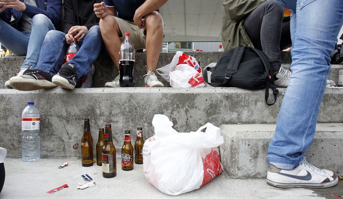 Botellón en la calle