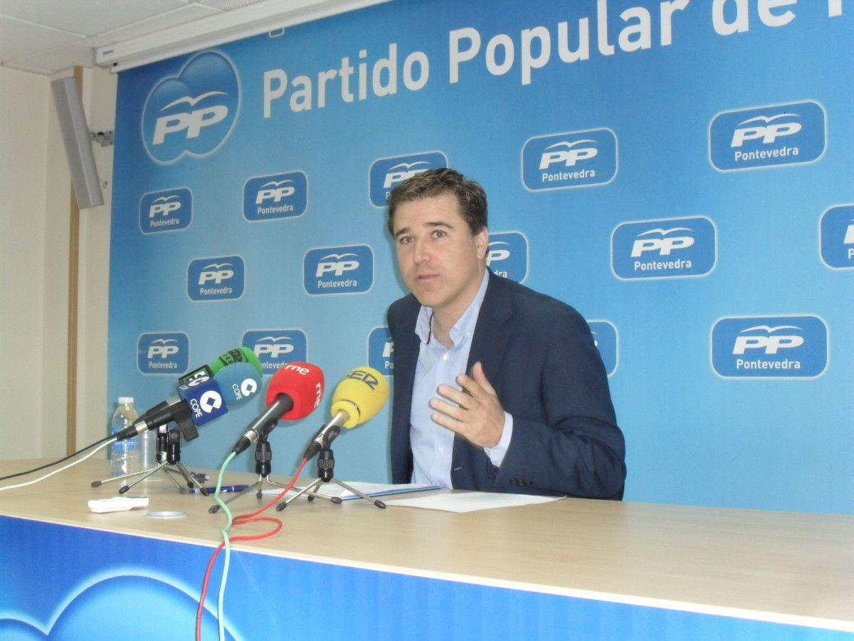 Jacobo Moreira, portavoz del grupo municipal del PP en Pontevedra