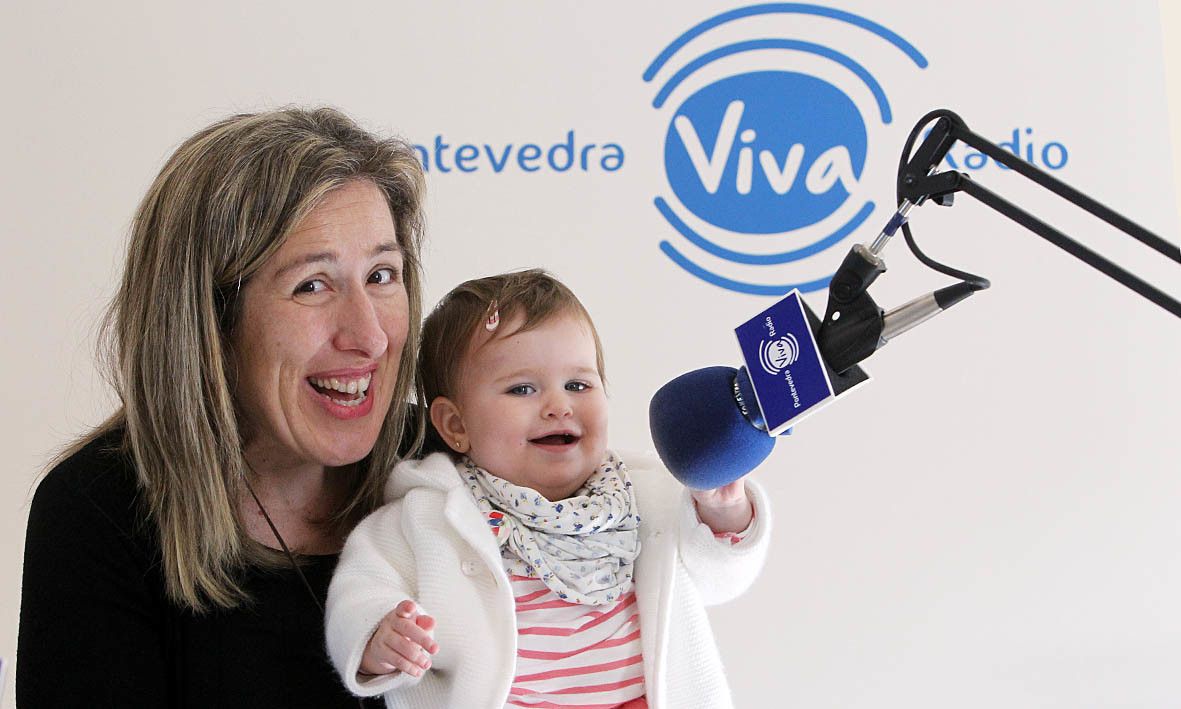 Andrea Bayer y su hija Nora.