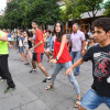 Iniciativa 'Baila na Zona Monumental', con Adrián Esperón e Patricia Martínez