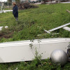 Danos do tornado en Sanxenxo