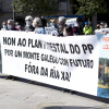 Concentración contra el Plan Forestal de Galicia
