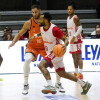 Partido entre Valencia Basket ey As Mónaco do IX Torneo EncestaRías no Pavillón Municipal 