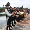 Celebración de la Recalada en el muelle de Arcade