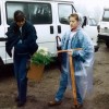 Fotos de los actos realizados en 1992 con motivo de la inauguración del Bosque de Colón en Poio