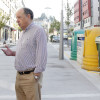 Antón Louro visita as obras de mellora da avenida de Lugo