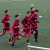 Primer entrenamiento del Pontevedra CF después de las vacaciones de Navidad del 2021