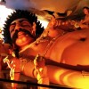 Estatua de Kumbhakarna na Cova do Ramayana