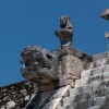Chichén Itzá, detalle do Templo de los Guerreros