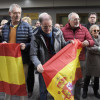 Concentración en la Comisaría en apoyo a los policías desplegados en Cataluña 